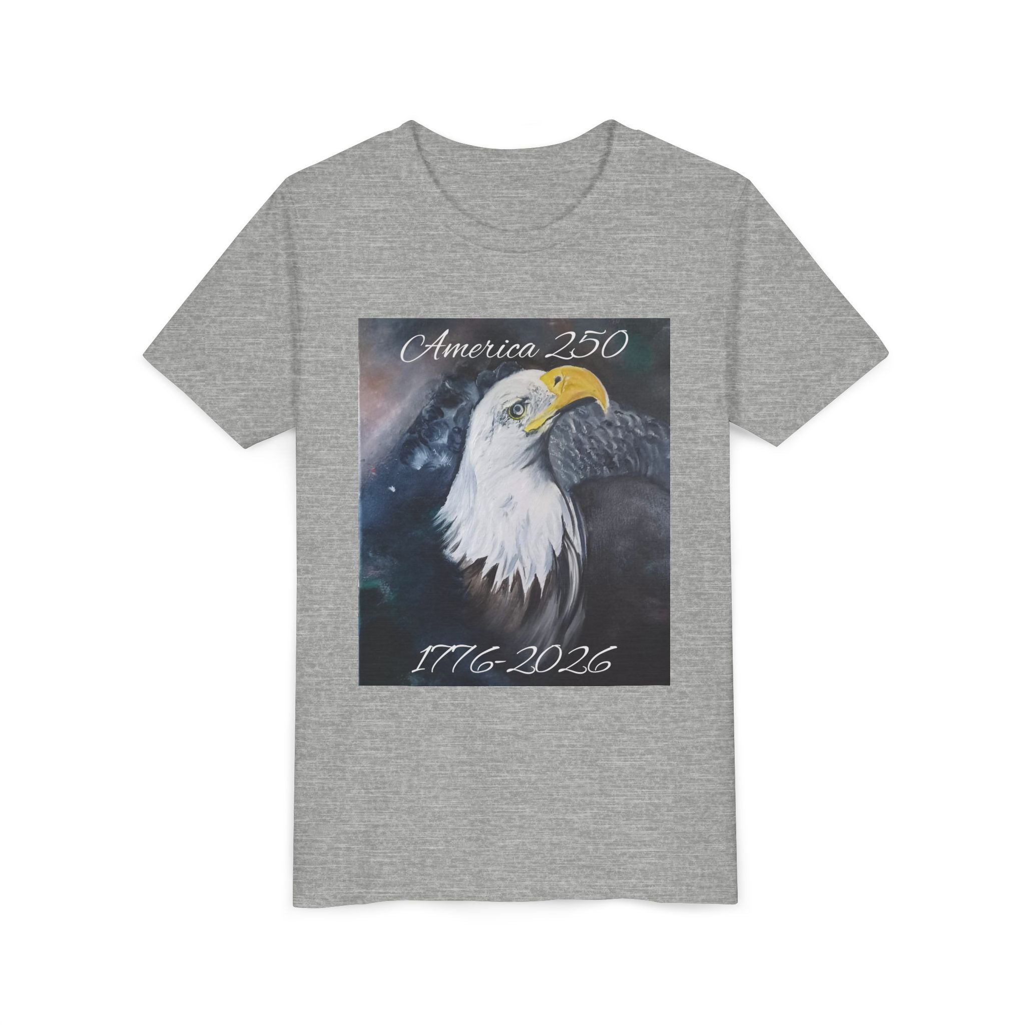 Youth Tee — America 250 Bald Eagle 1776-2026 Patriotic Kids Shirt