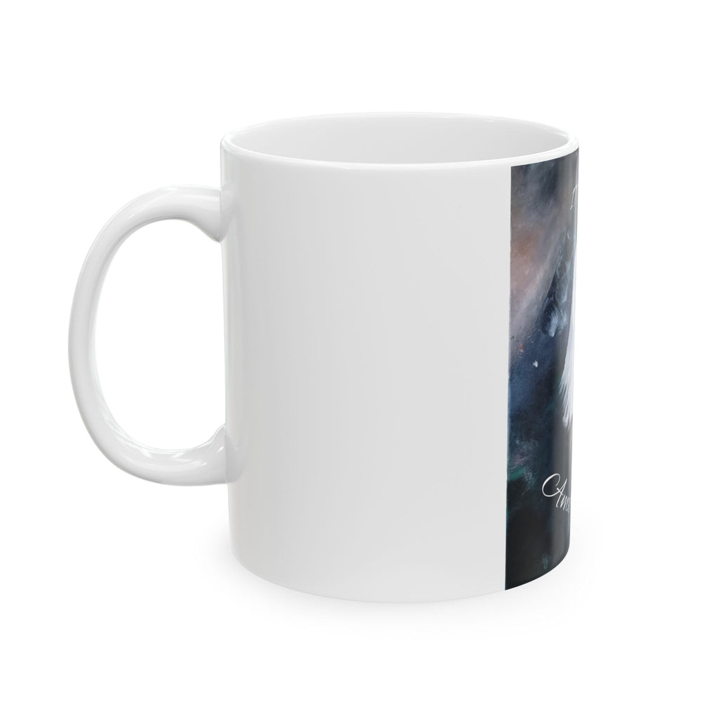 America 250 Eagle Ceramic Mug — Patriotic Bald Eagle Coffee Cup (11oz/15oz)