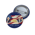 Political Commemorative Pin Button — "United States of America 1776–2026"